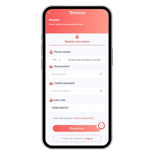 BitStarz Mobile Registration Step 1